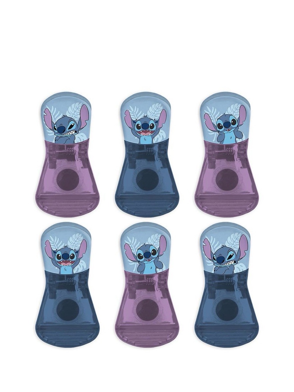 Disney Stitch Magnetic 6 Bag Clips